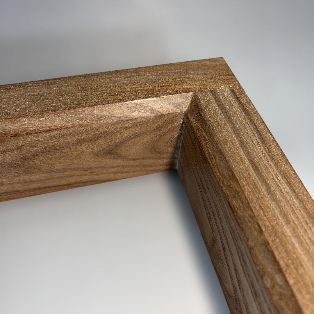 【中古品】茶道具　雄斎造　本桑炉縁（共箱）