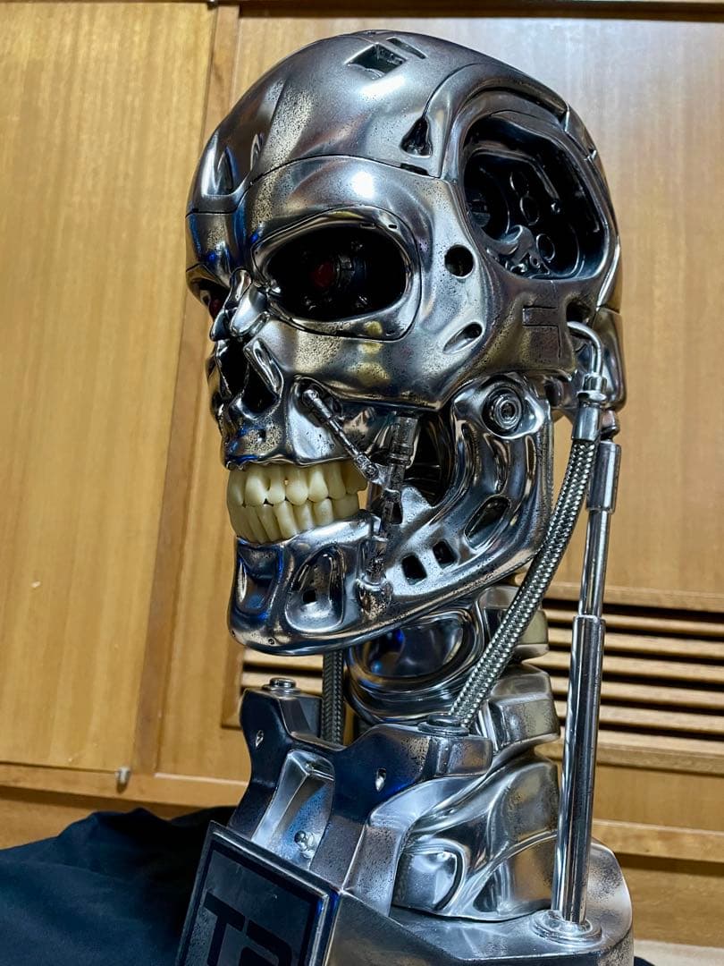 希少】サイドショウ T-800 ターミネーター2 1/1バスト（コンバット版）