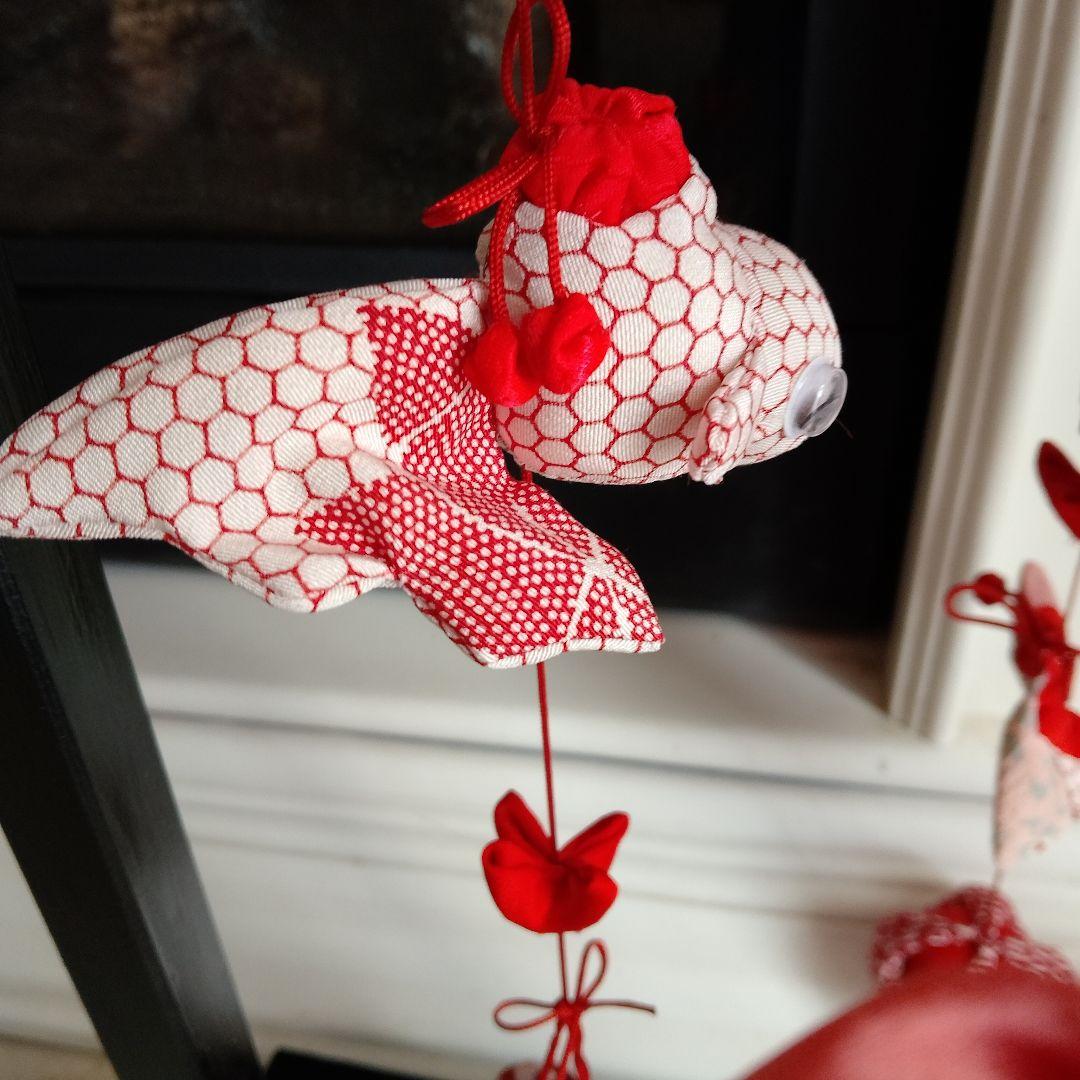 吊るし飾り　雛人形　ちりめん細工 吊るし雛　傘付　 ハンドメイド　ひな祭り