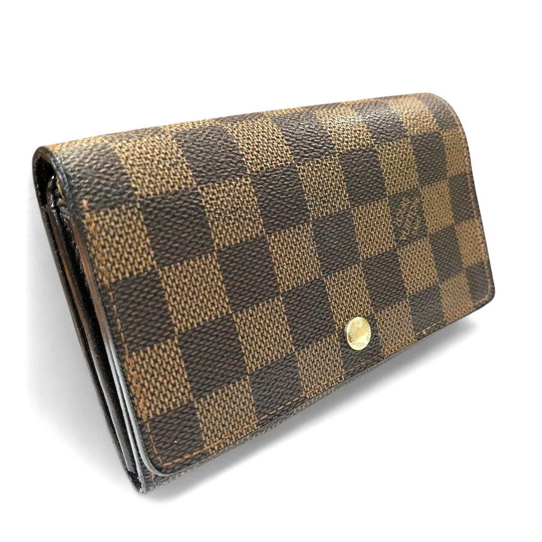 ダミエ エベヌ ポルトモネ ビエ トレゾール 二つ折り財布 ルイヴィトン