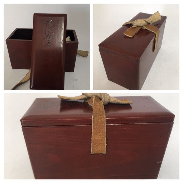 古美術　茶道具　香合　乾漆香合；H—231