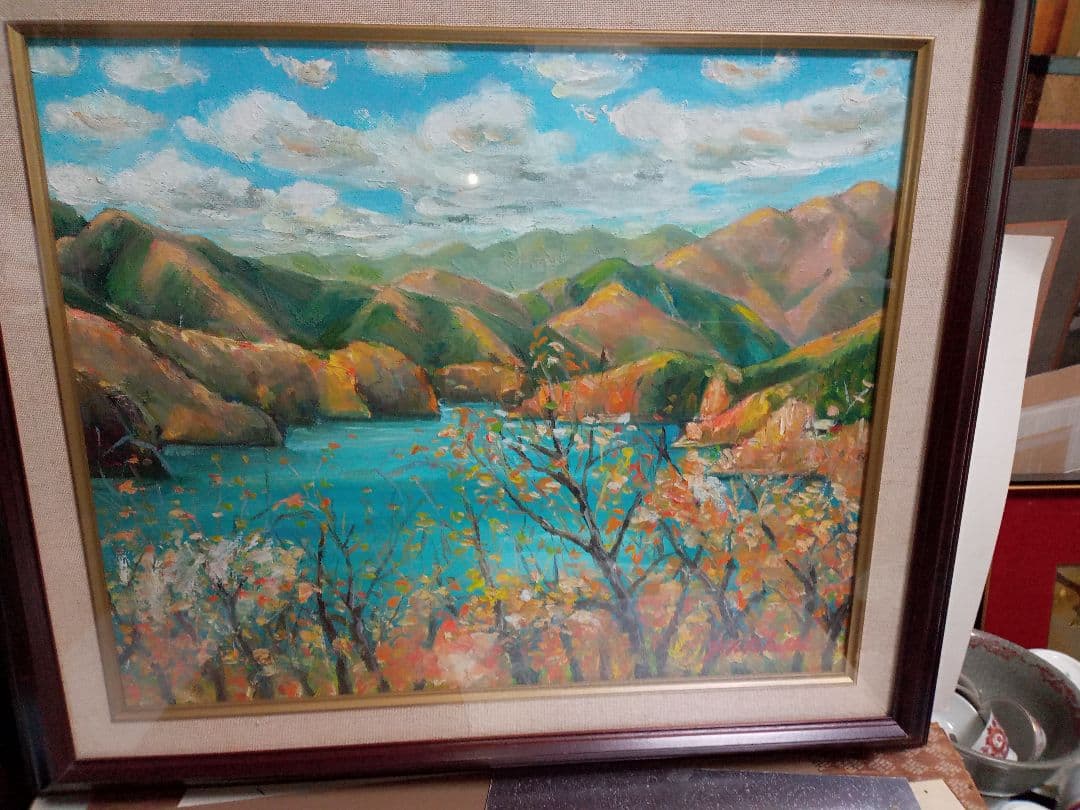 y.T.kASAIのサインがありますF8号です直筆油絵です