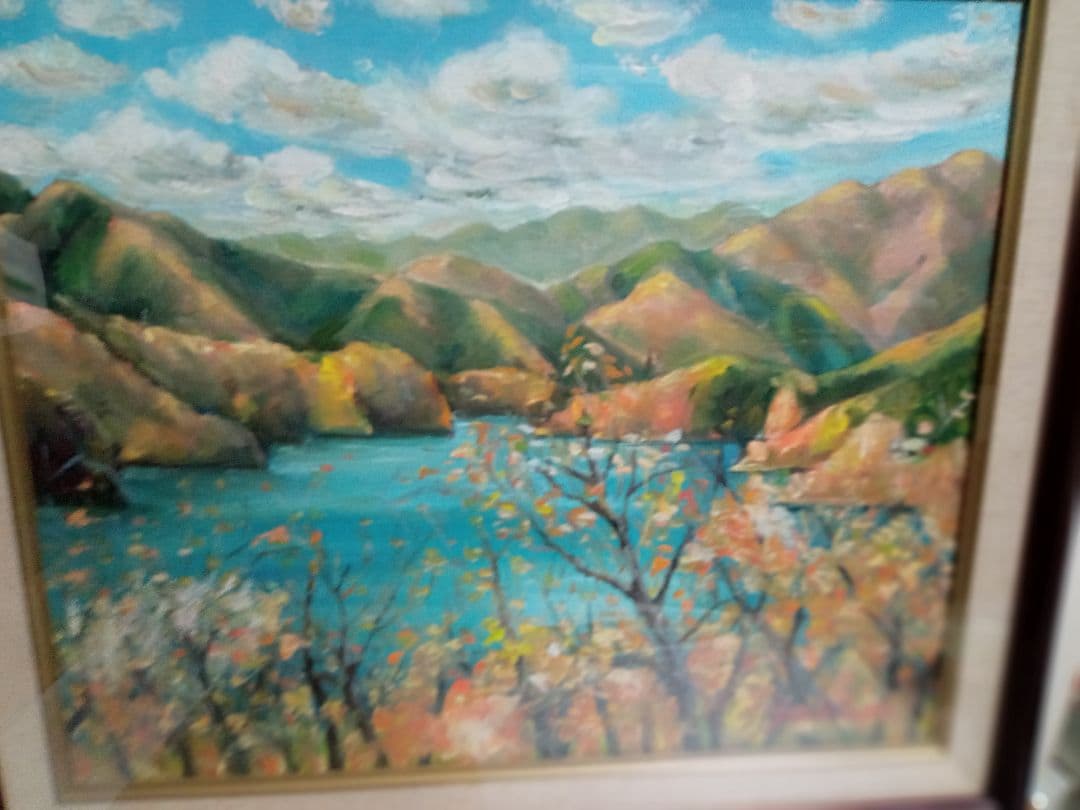 y.T.kASAIのサインがありますF8号です直筆油絵です