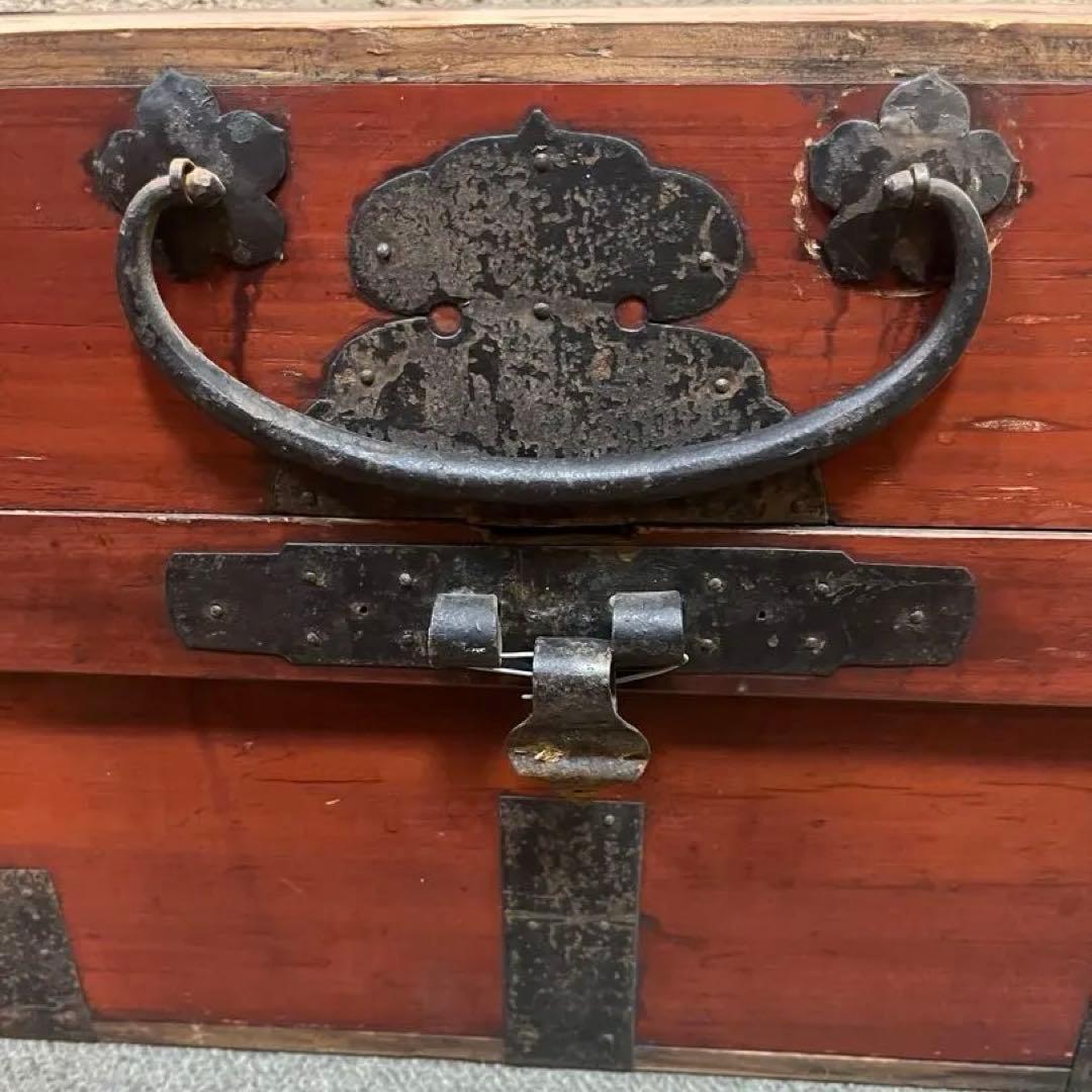 古道具　アンティーク　道具入れ／箪笥　刀　昭和　レトロ　民藝