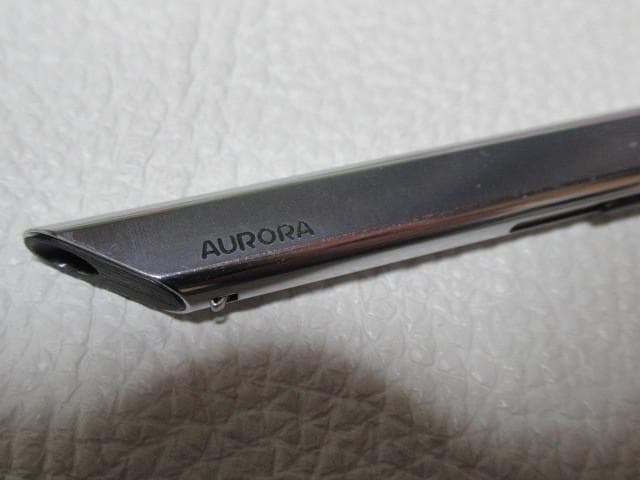 美品 ’70年代◆アウロラ テッシー エコスティール ステンレス製 ボールペン