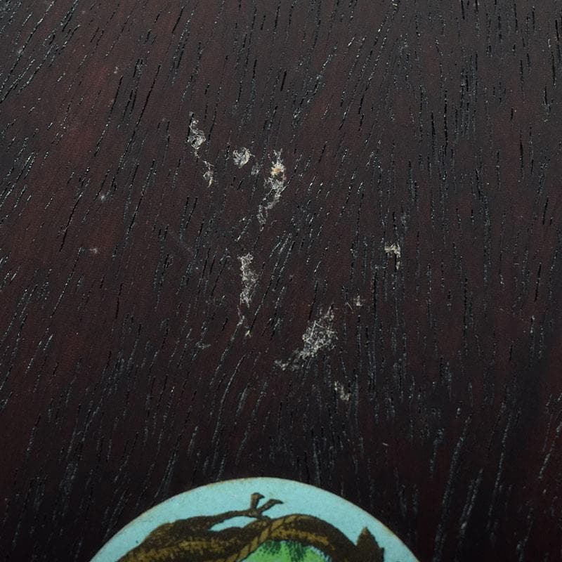 中国　書道具　端渓硯　水孟　唐木箱　M　R7819