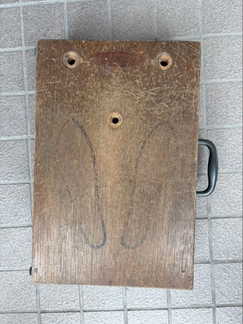 昭和レトロ&アンティーク! 背筋力計.木箱ケース! 希少!レア!