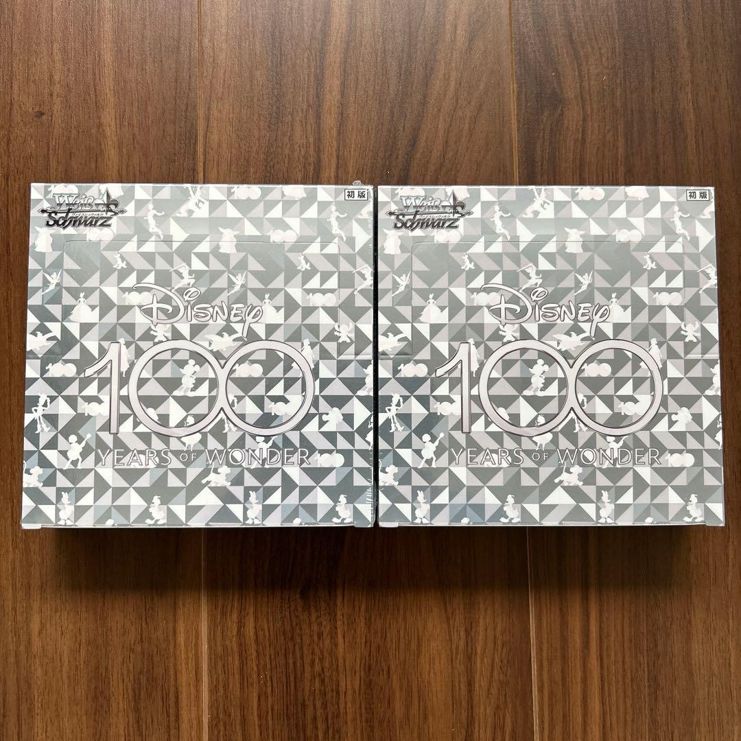 新品 ヴァイスシュヴァルツ Disney 100 BOX シュリンク付き 2個