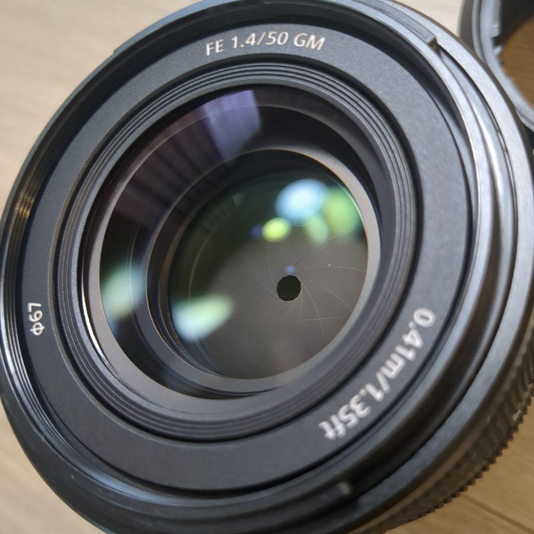 SONY FE 1.4/50 GM Eマウントレンズ（フィルター4種つき）