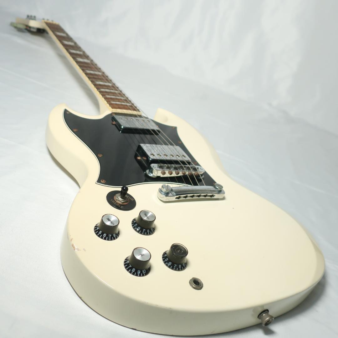 Blitz by Aria SGタイプ エレキギター ホワイト ケース付