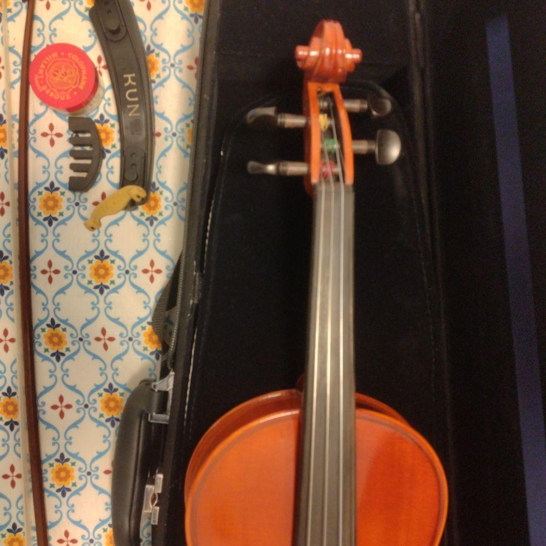 2024年製 Eastman3/4 バイオリン弓毛替済 KUN肩当、松脂、消音器