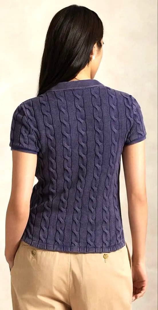 Ralph Lauren ラルフローレン ケーブルニット ポロシャツ 未使用