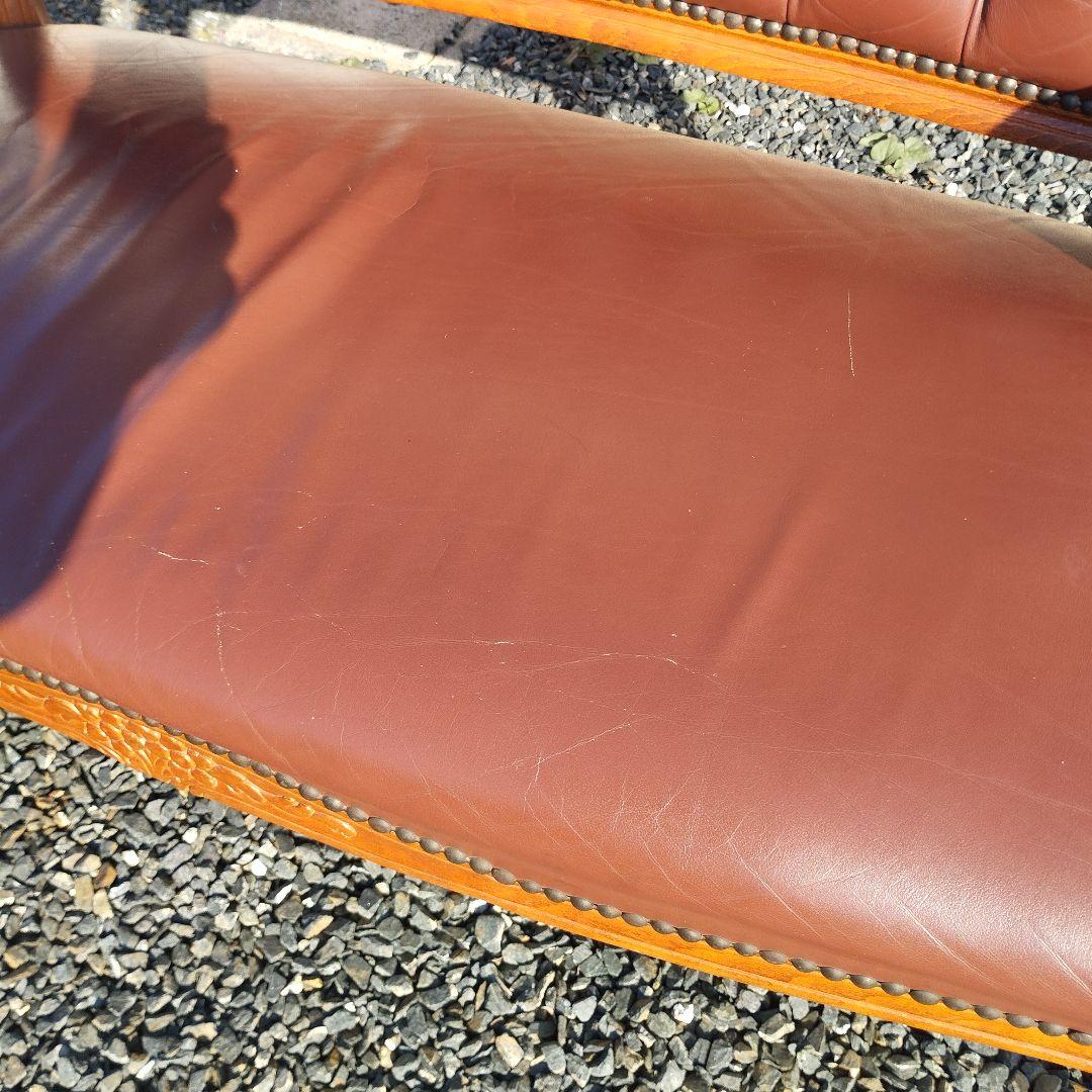 ロココ調　猫脚　二人掛けソファ