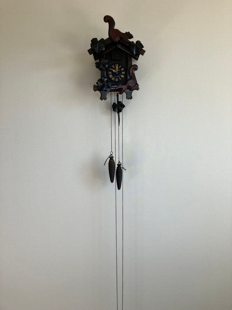 ケ*ン様 鳩時計　分錘式　ミケン時計工業　動作確認済み　ジャンク