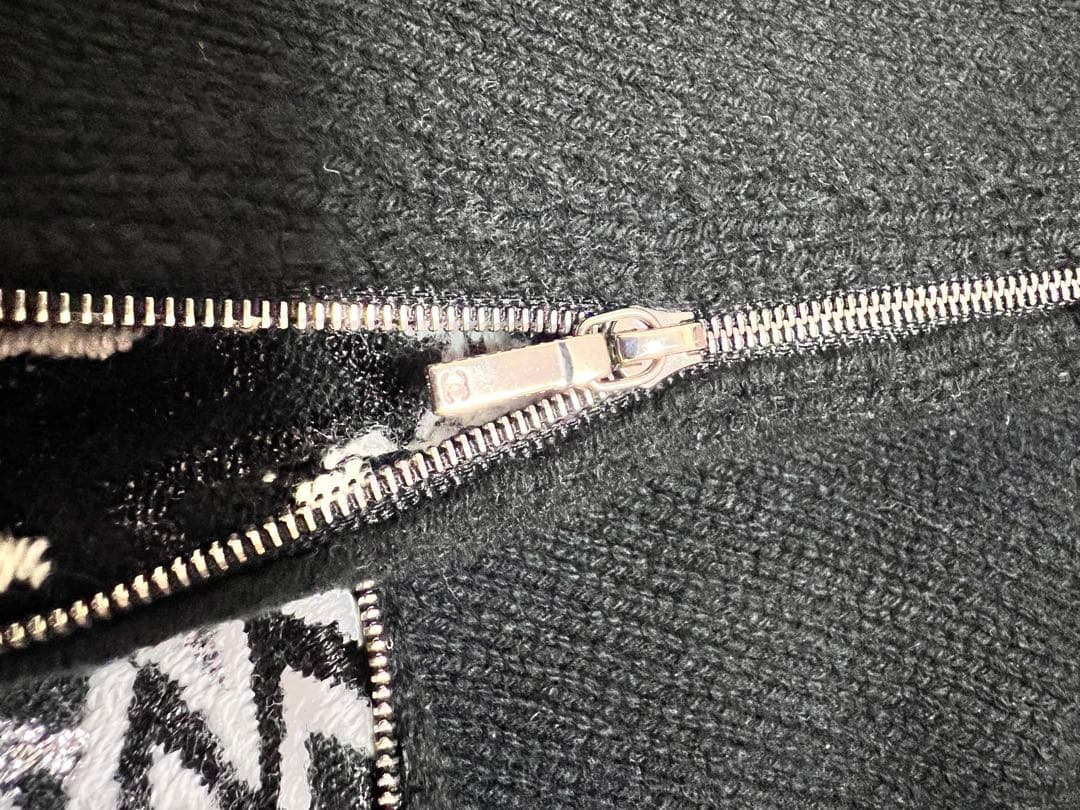 【匿名配送 美品】CHANEL シャネル サイドダブルジップニットスカート XS