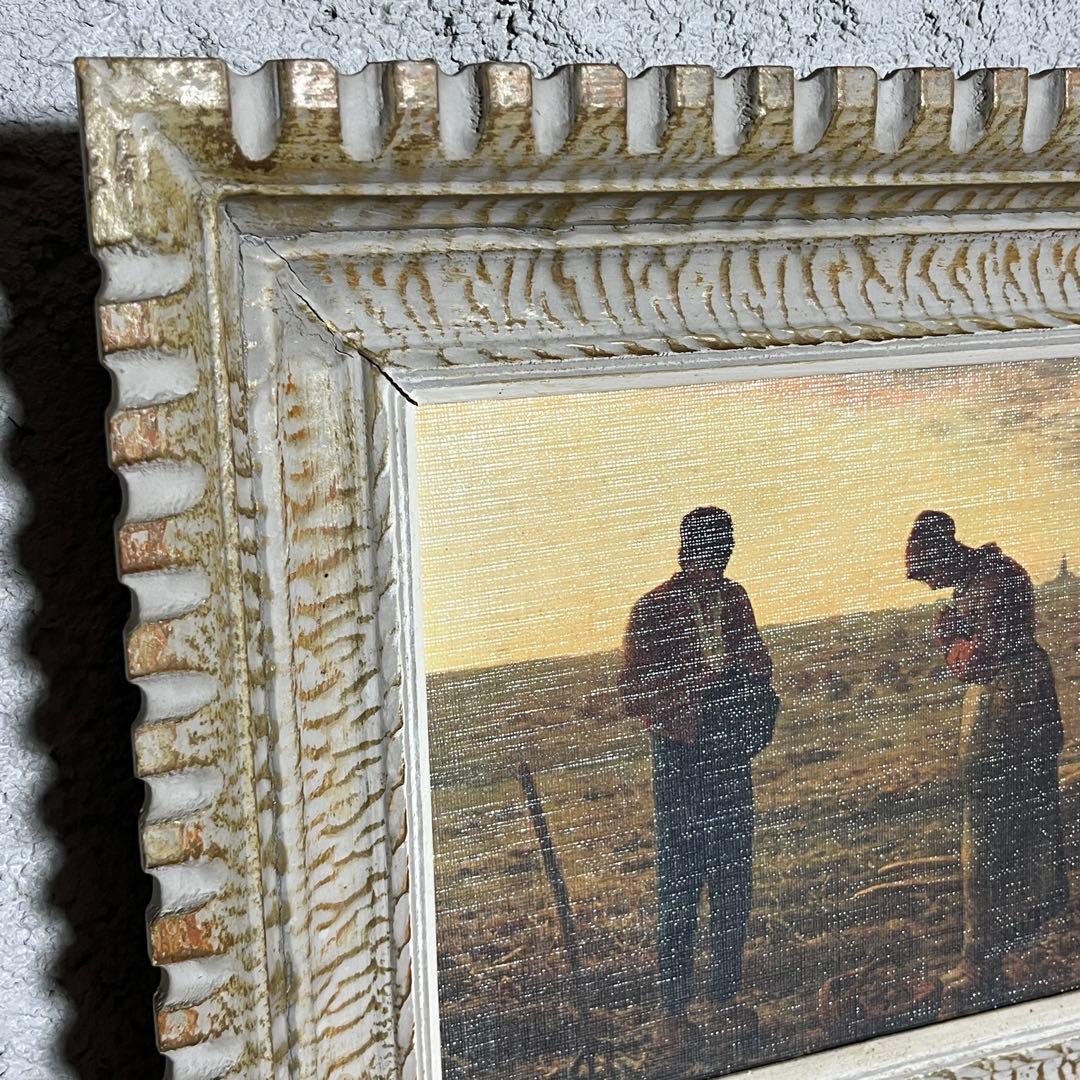 【額装】ミレー『晩鐘』複製 ルーヴル美術館 Les Éditions Braun