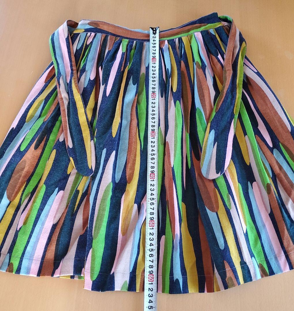 専用　minaperhonen ミナペルホネン 総柄　スカート　フレア　ウール