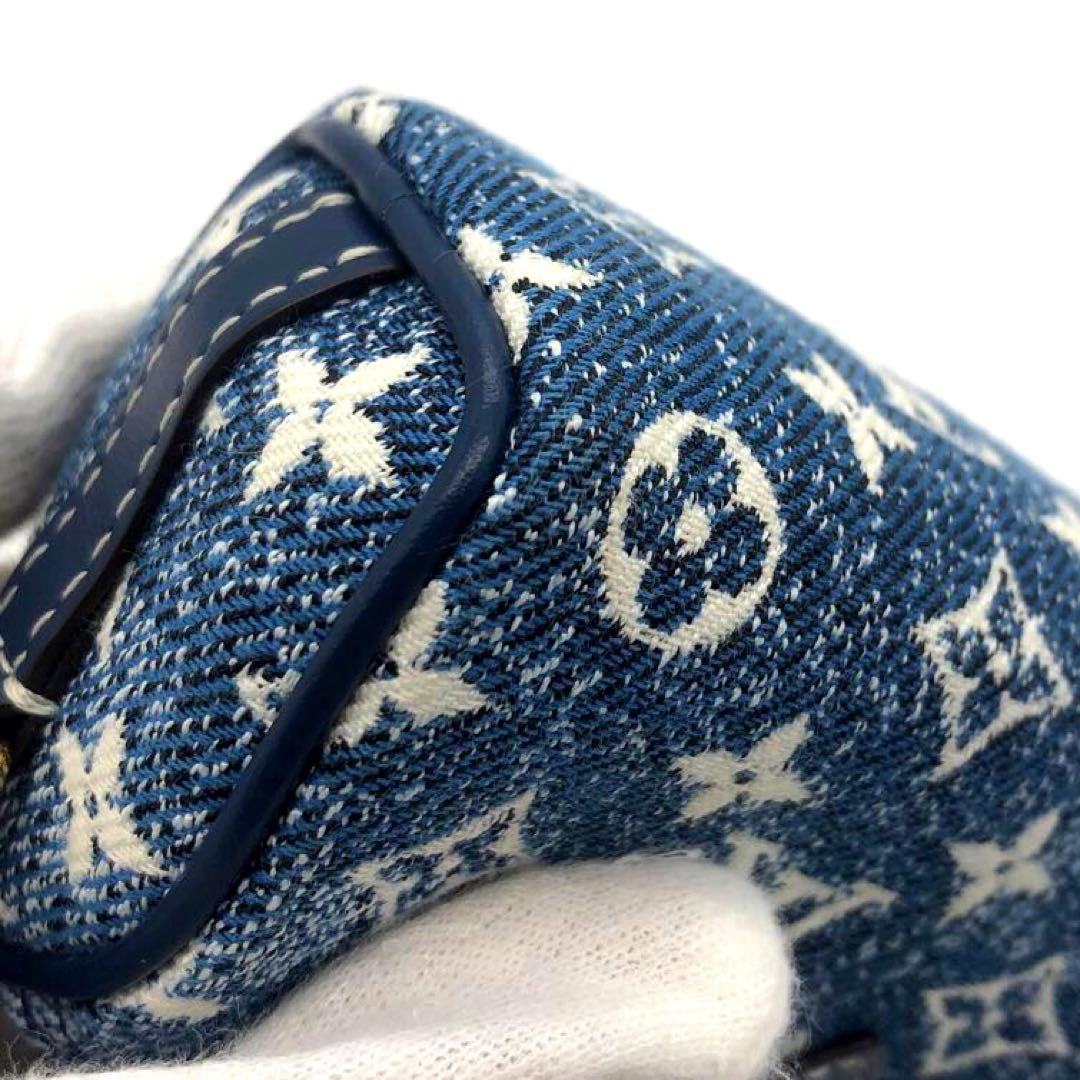 未使用✨ルイヴィトン デニム　マイクロチャーム マイクロバッグ ブルー系