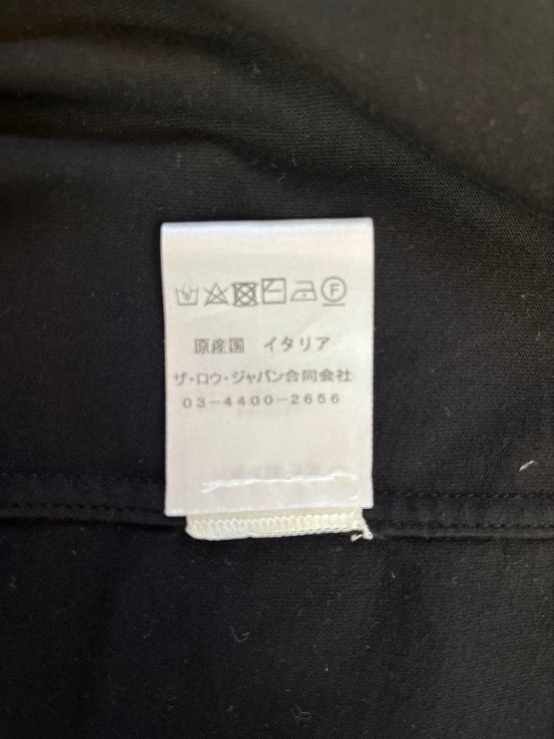 THE ROW ブラック Tシャツ