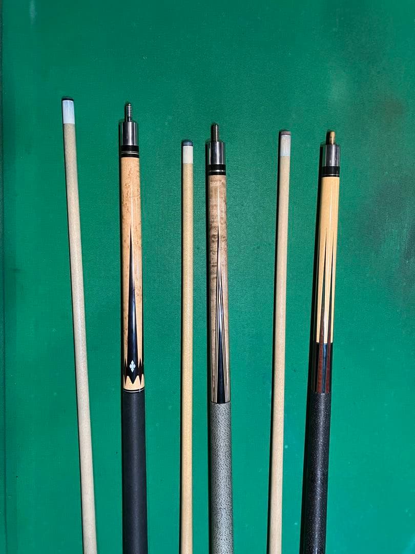 ビリヤードキュー アダム2本ルカシー1本