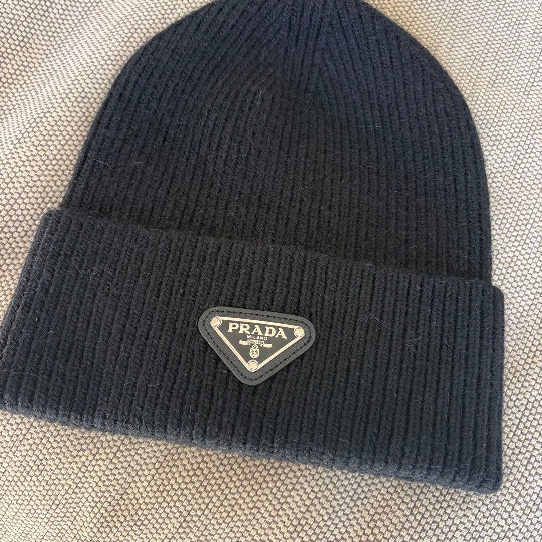 ★試着のみ★PRADA ニット帽　ノベルティ