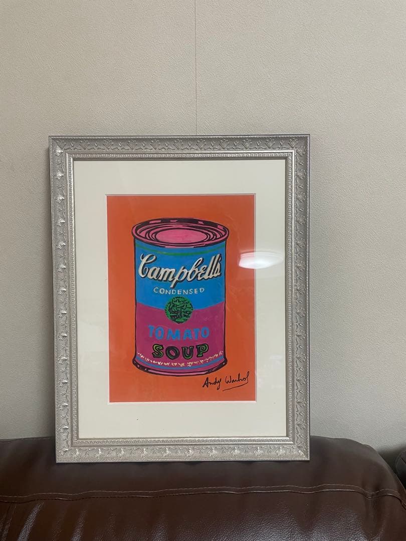アンディウォーホル財団認定印Campbell’s soupe Can
