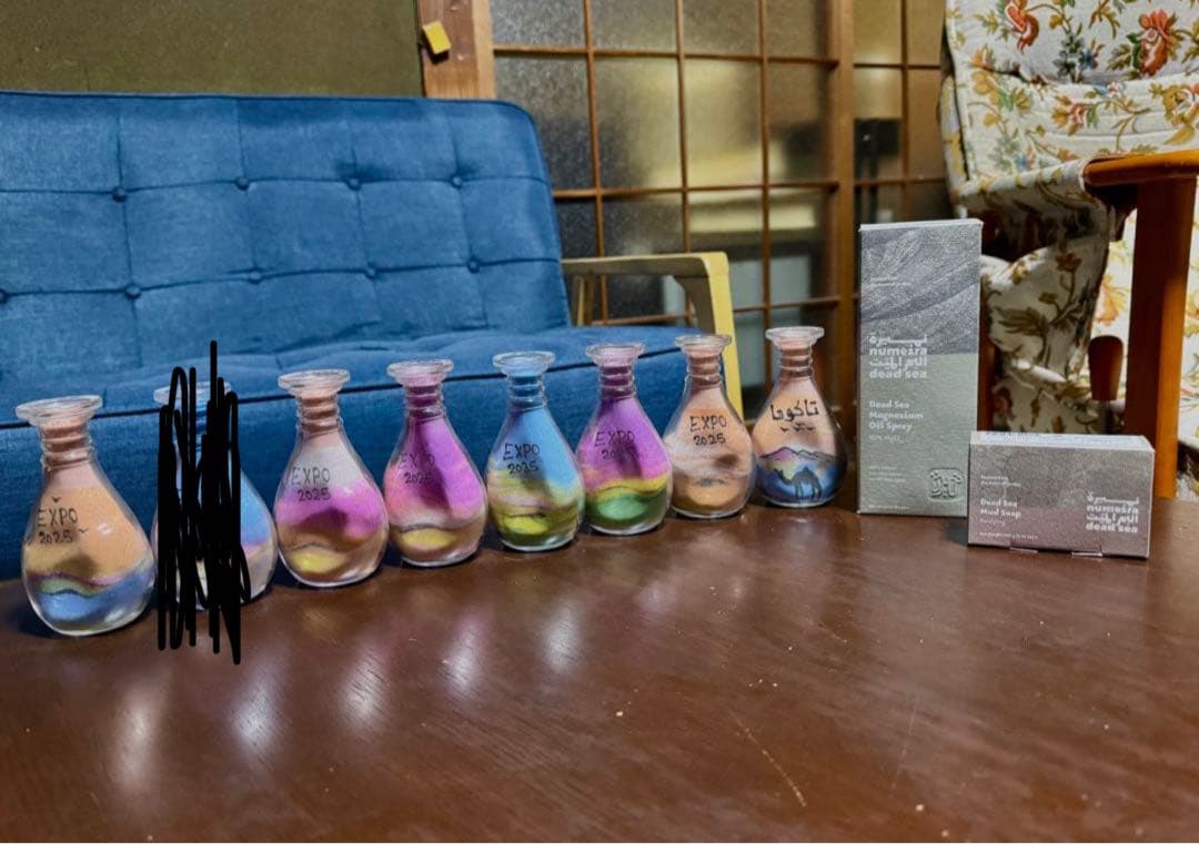 希少カラー】 万博　ヨルダン　サンドアート　大阪関西万博　万博限定文字入り