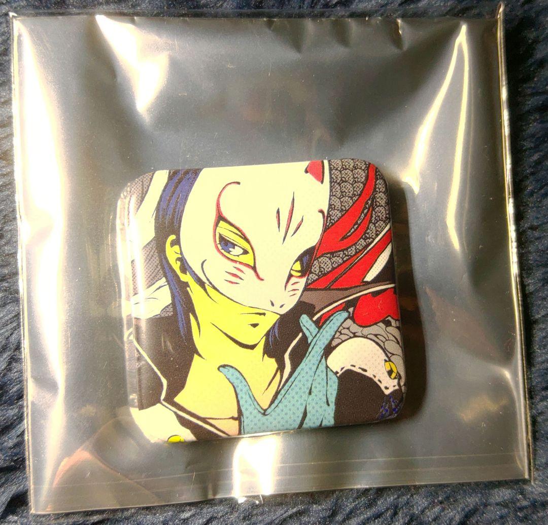 スクウェア缶バッジ　ペルソナ5ロイヤル　総攻撃　喜多川祐介