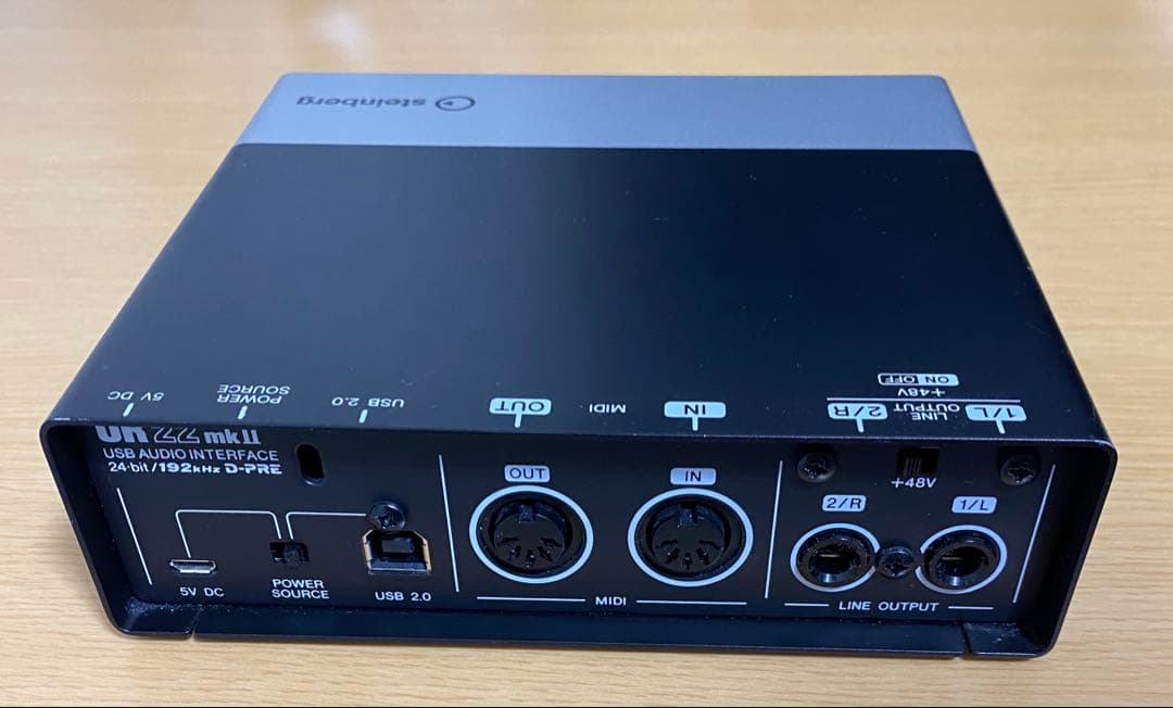 【注意点必読】UR22 mk2 USBオーディオインターフェイス