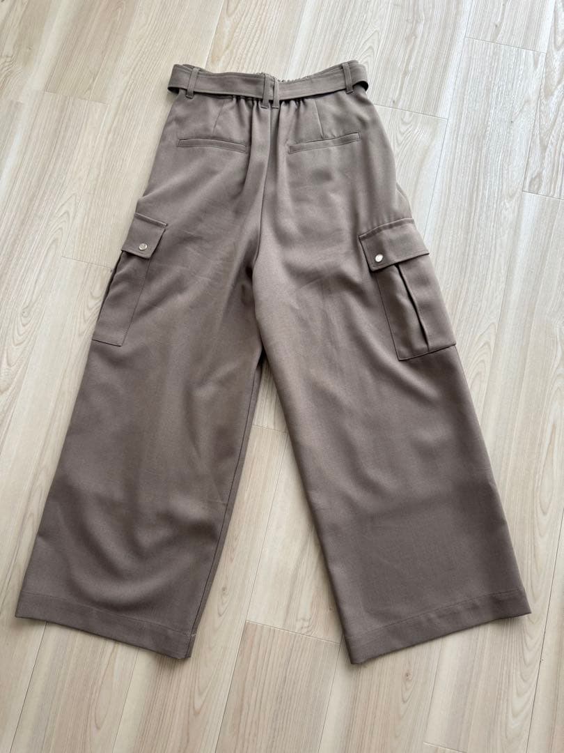 jIN♡　　ルーニィ　2024 ベルト付アウトポケットパンツ