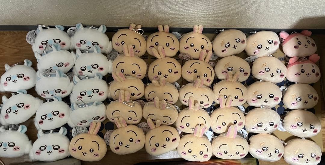 ちいかわ ぬいぐるみパスケースポーチ 43個 セット まとめ売り