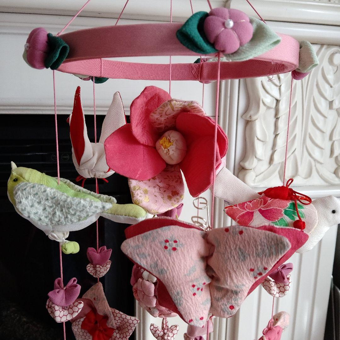 吊るし飾り　吊るし雛　ちりめん細工　ハンドメイド　ひな祭り