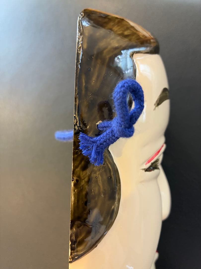 能面 木彫り 手彫り 若女 小面