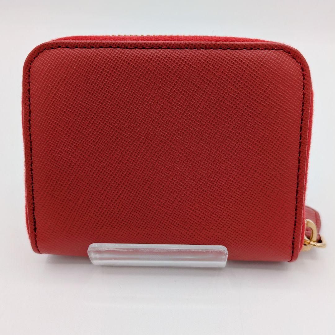 美品 PRADA プラダ レッド red ケース サフィアーノレザー 箱