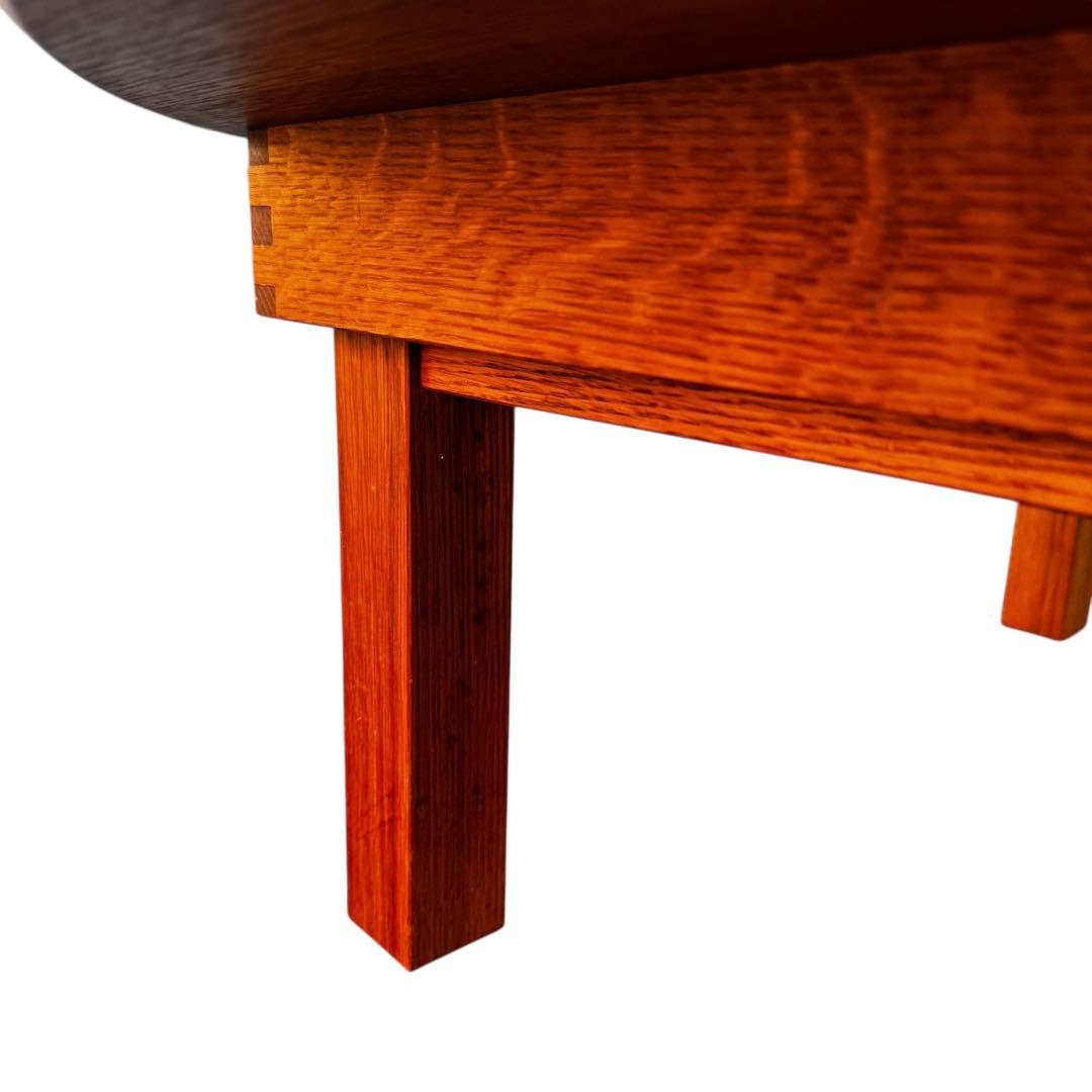 【美品】RUDO ルドー 楢（ナラ）材 折り畳み ちゃぶ台 円卓 無垢材