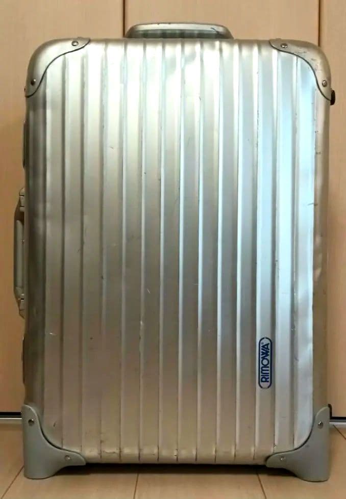 RIMOWA リモワ トパーズ アルミ 32L 2輪 機内持込可　廃盤　青ロゴ