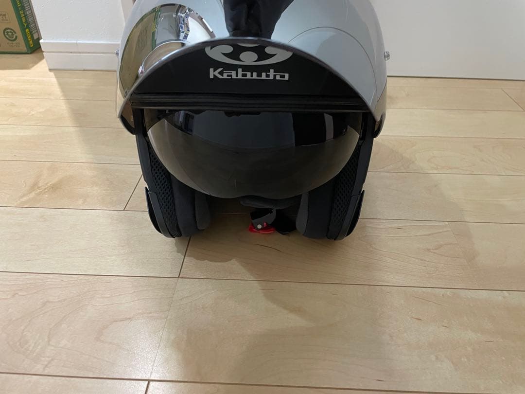 Kabuto ジェットヘルメット エクシード　マットブラック ミラーシールド付き