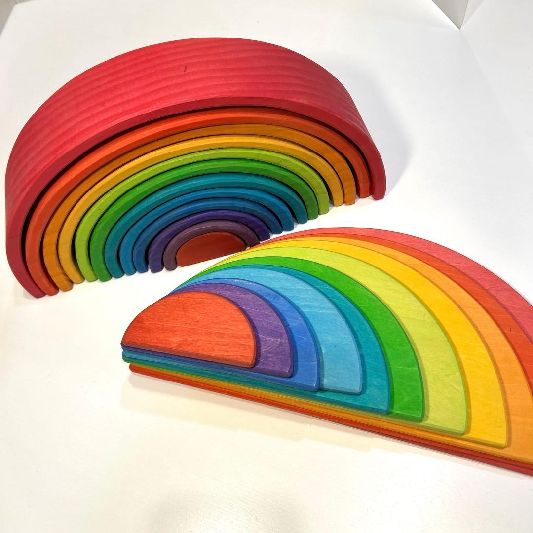 グリムス風　アーチレインボー大と半円盤レインボー大のセット