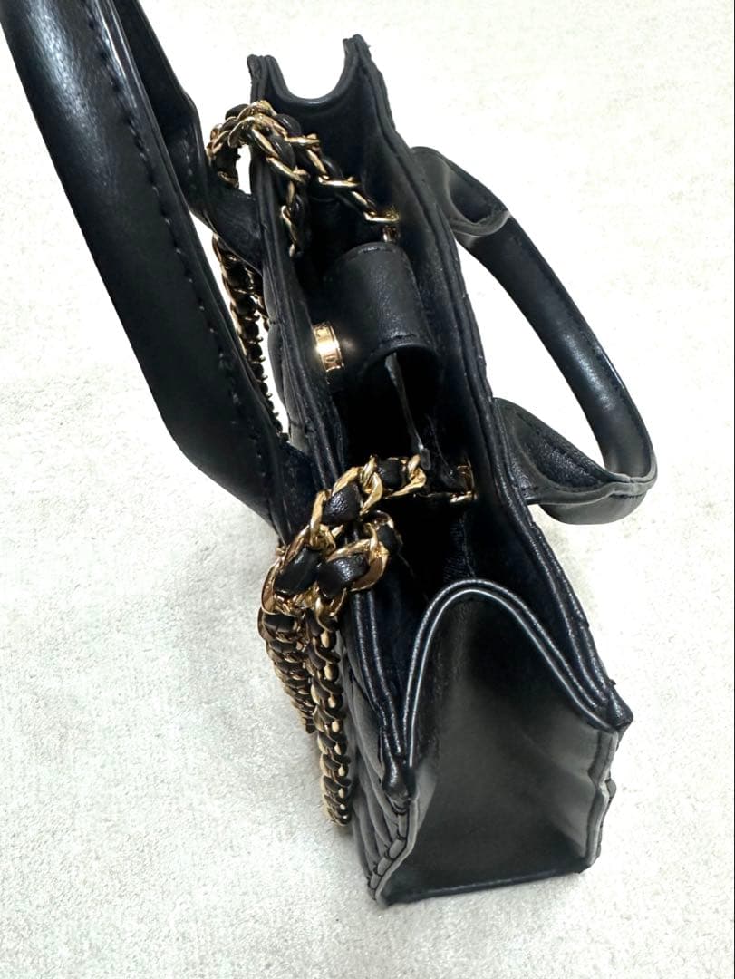 【美品】 Darich キルティング チェーン バック 黒 人気 完売