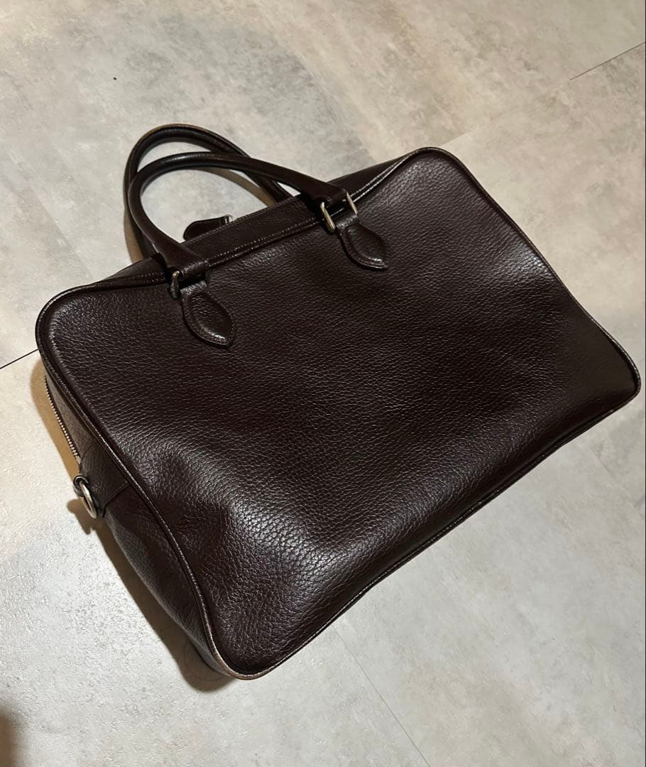 the warmthcrafts-manufacture シボ革ブリーフケース