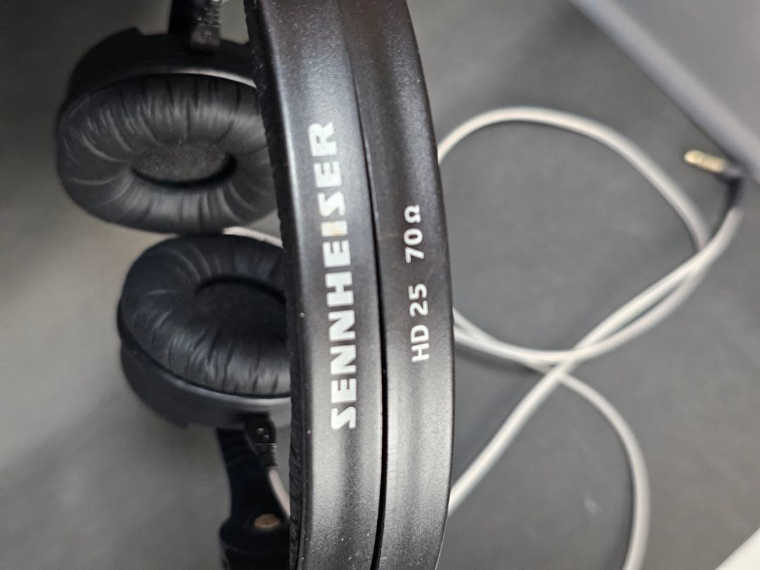 Sennheiser HD25 ヘッドホン※HPC-HD25 V2にリケーブル済