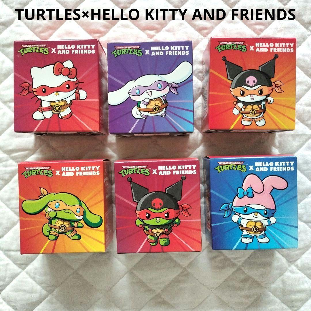 【海外限定】TURTLES×HELLO KITTY/ ハッピーセット6体 未開封