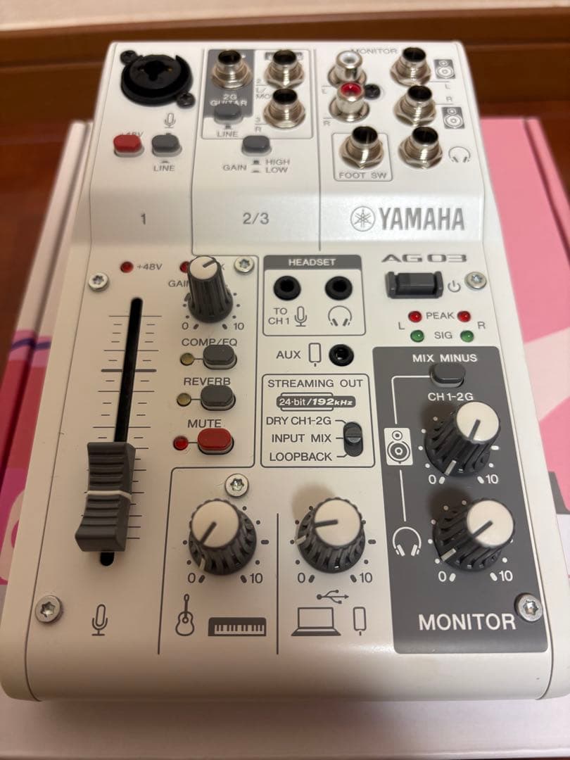 YAMAHA AG03 オーディオインターフェイス、マイク、マイクスタンドセット