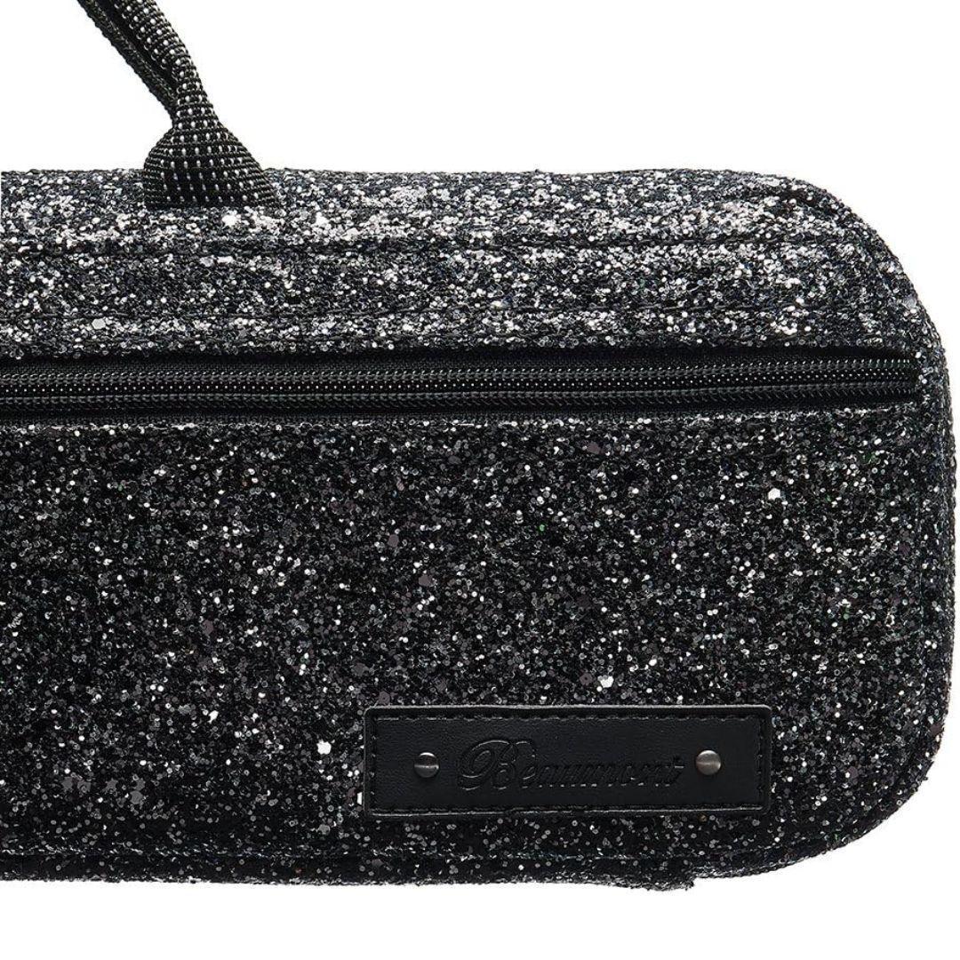【サービス品】 Beaumont フルート キャリーバッグ 黒 スパークル