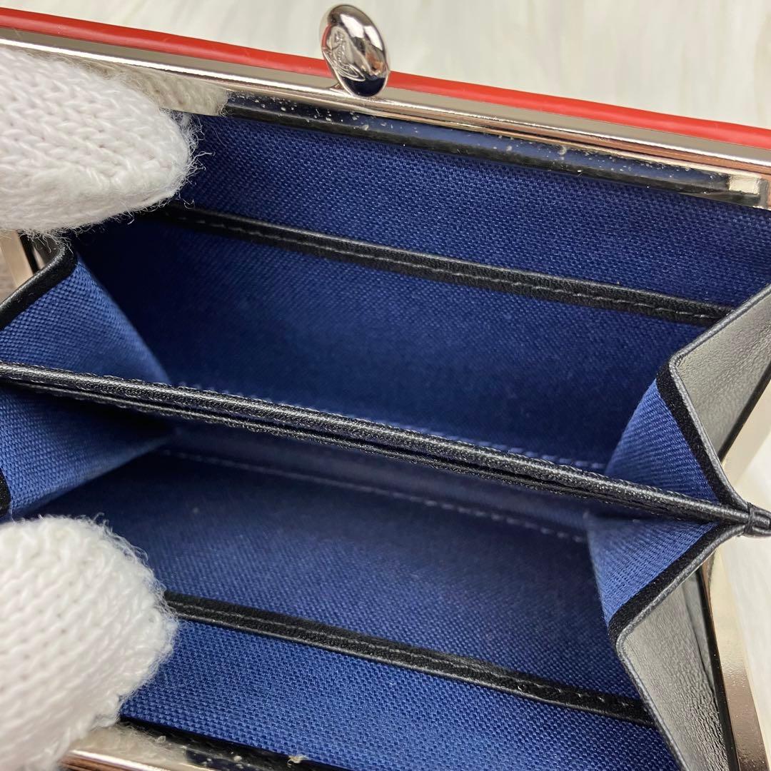 ✨美品 ヴィヴィアンウエストウッド 折り財布 がま口 オレンジ オーブ