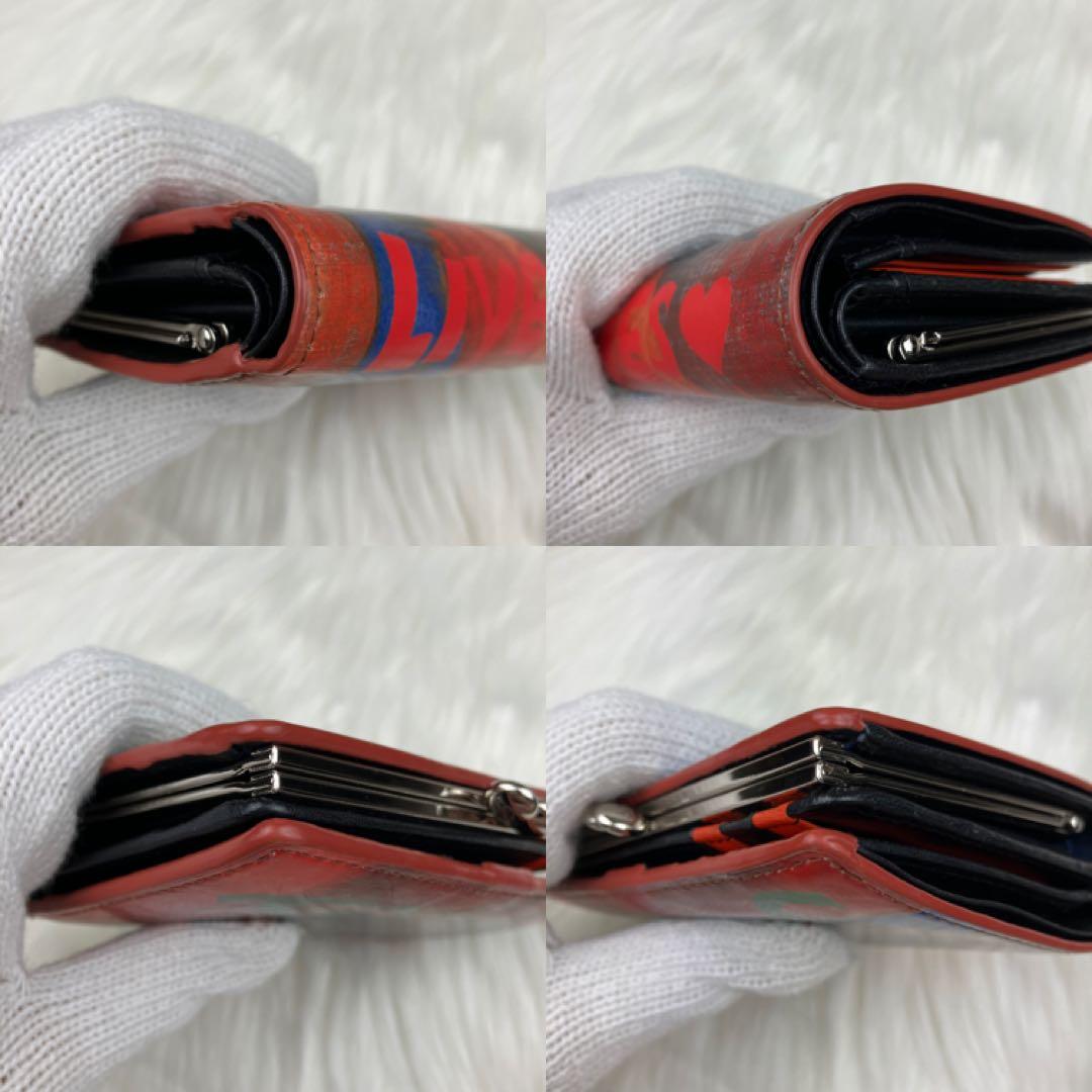 ✨美品 ヴィヴィアンウエストウッド 折り財布 がま口 オレンジ オーブ