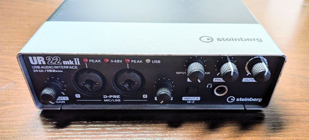 ジャンクSteinberg UR22 mkII USBオーディオインターフェース