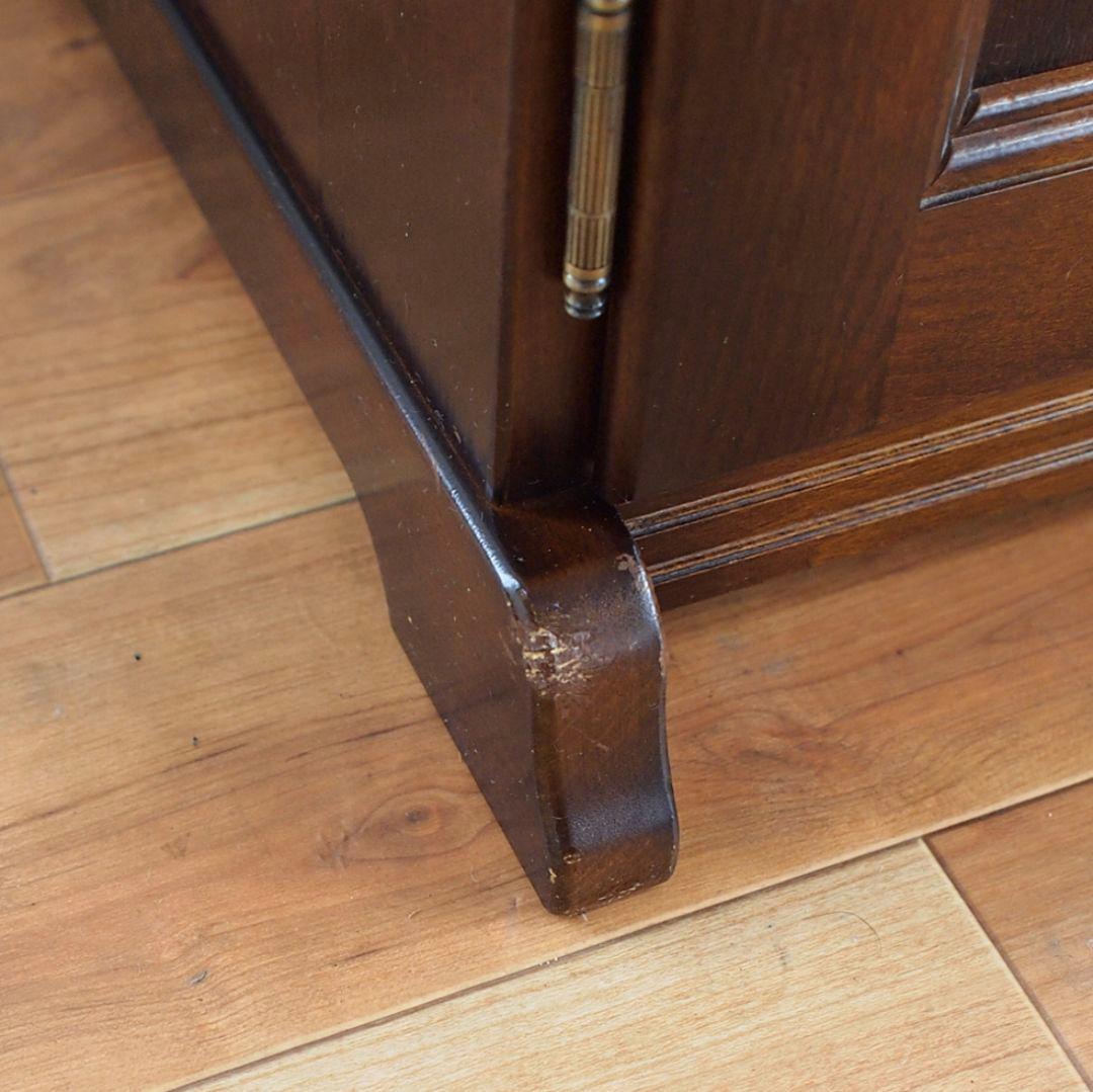 カリモク　電話台FAX台キャビネットコロニアル