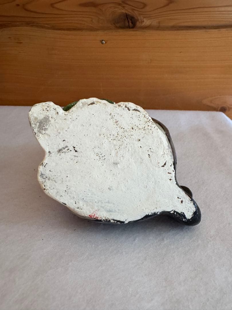 希少 中野土人形 奈良久雄 座り狆 郷土玩具 民藝 伝統文化 長野県