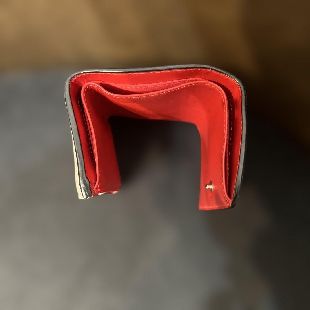 クリスチャンルブタン　三つ折りミニ財布